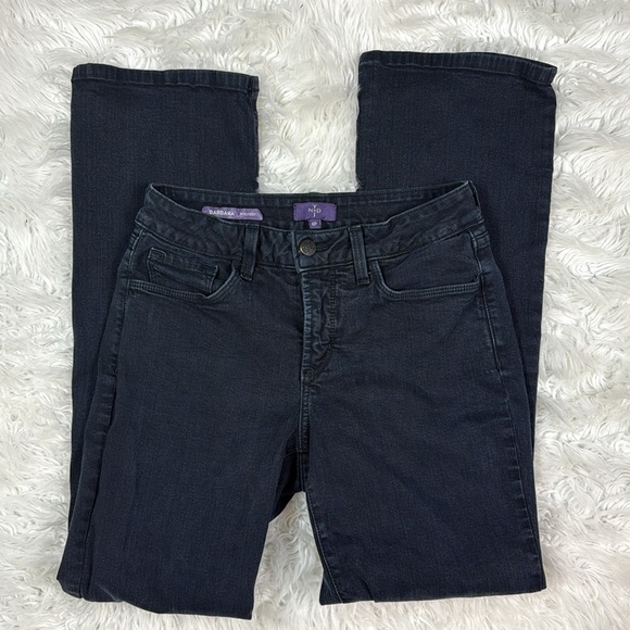 NYDJ “Barbara” Black Bootcut Denim Jeans - Picture 3 of 8